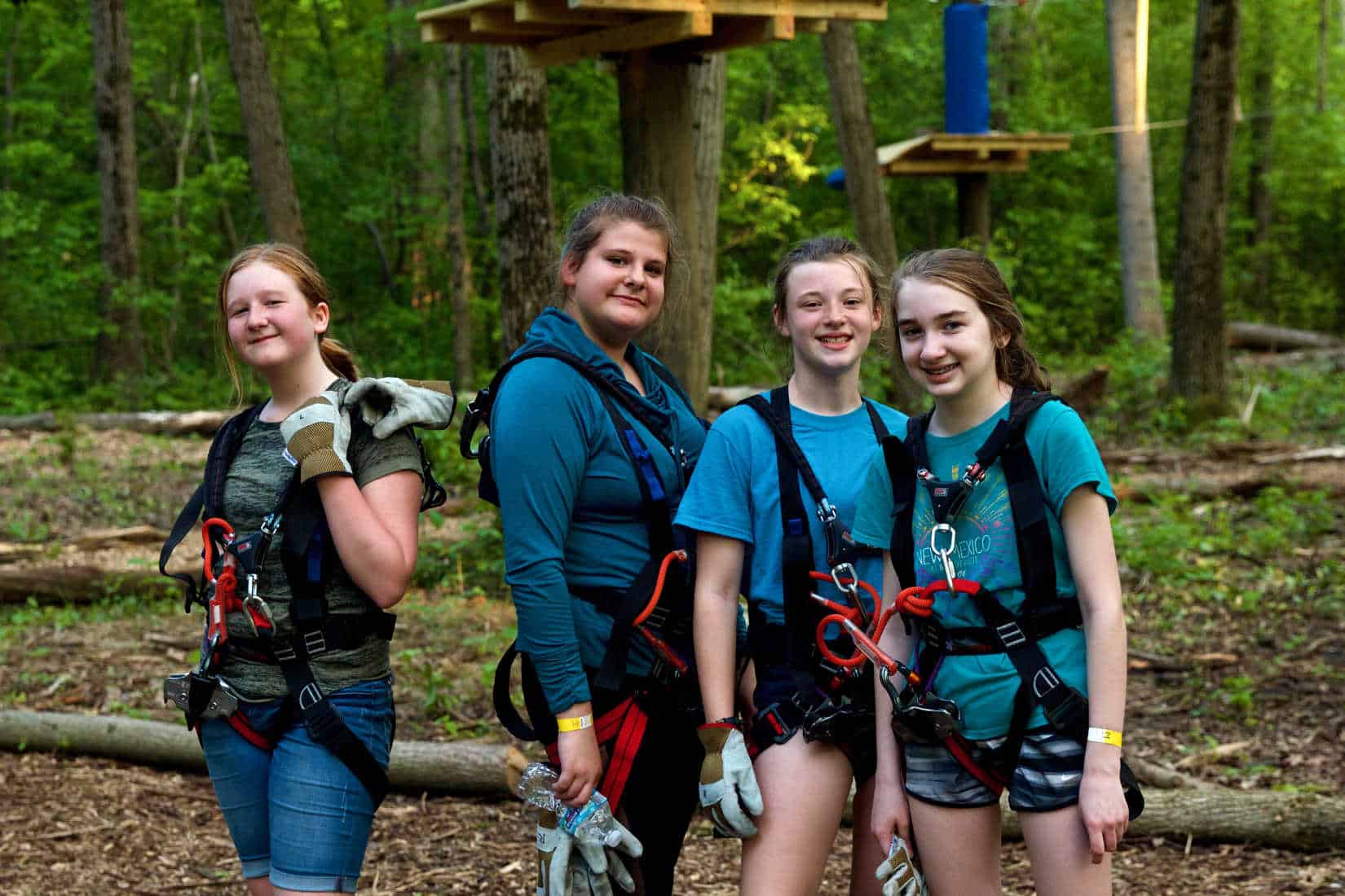 Boy Scout and Girl Scout obstacle course adventure