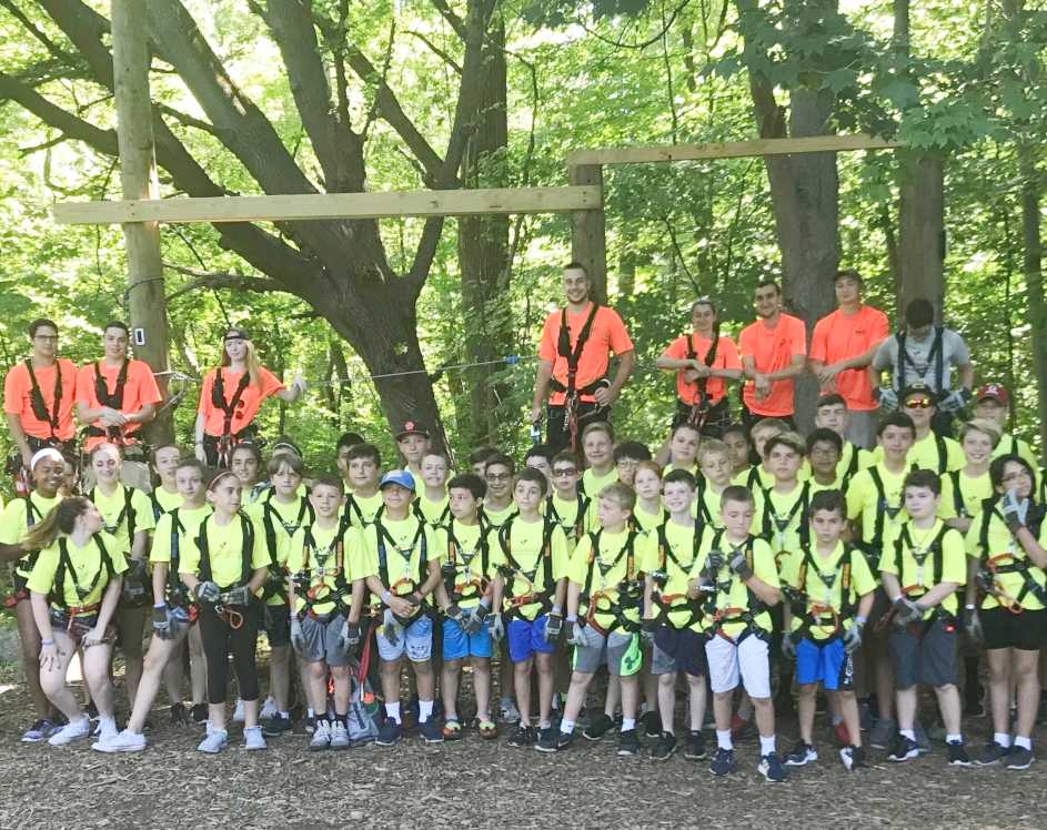 summer camp field trip to Boundless Adventures