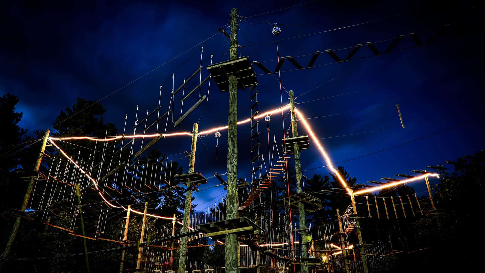 Best night time ziplining