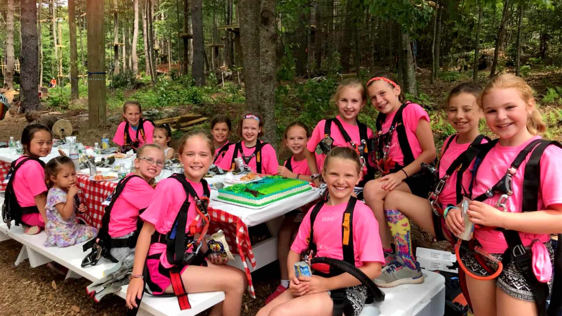 Ziplining birthday parties at Boundless Adventures